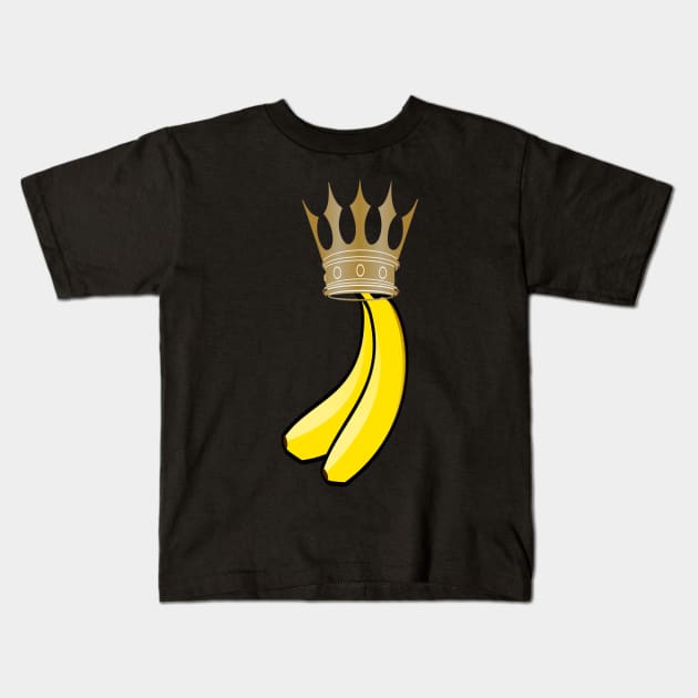 King banana Kids T-Shirt by NT85